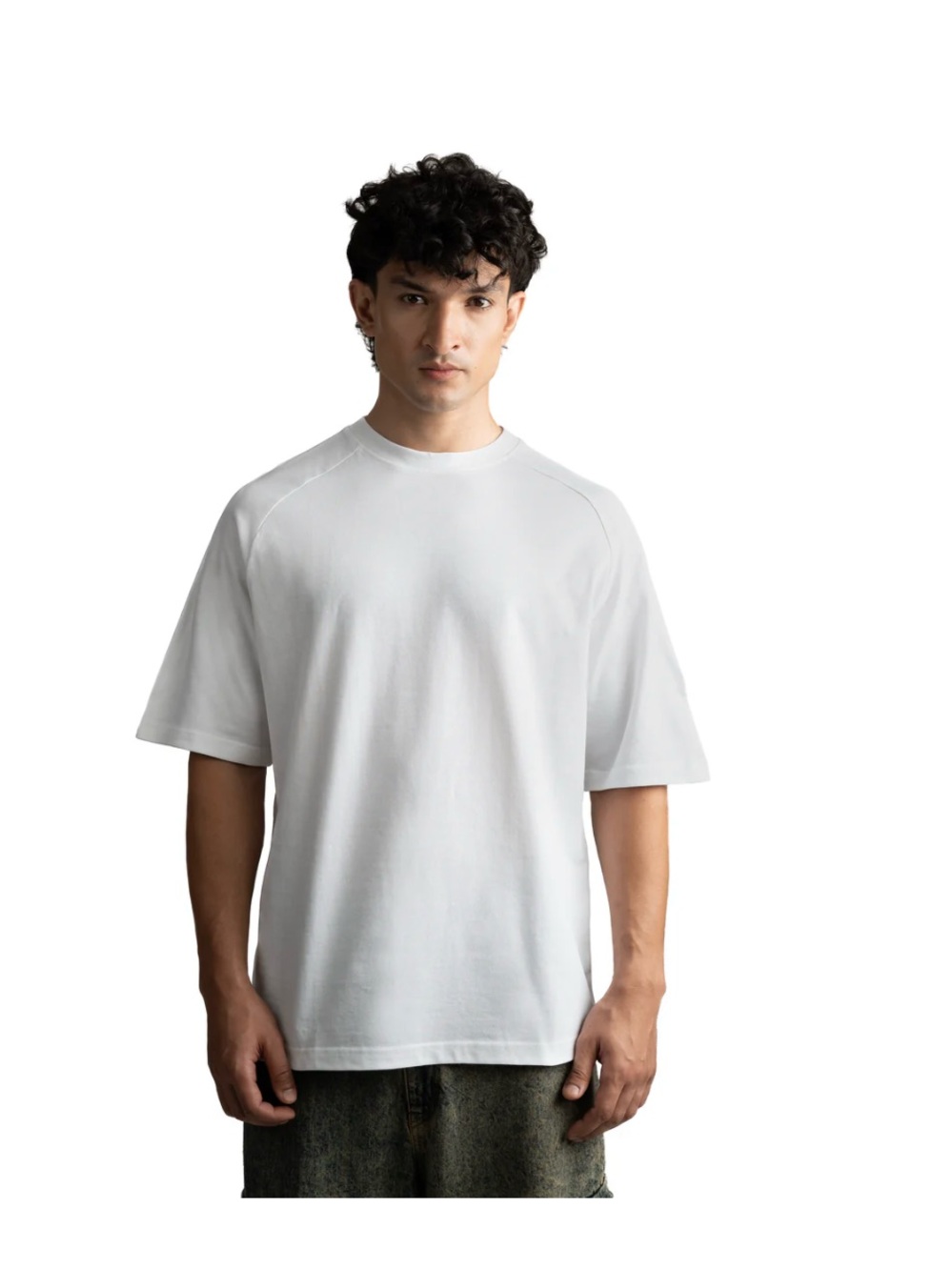 Seven7 Men's Short Sleeve Raglan Tee - White